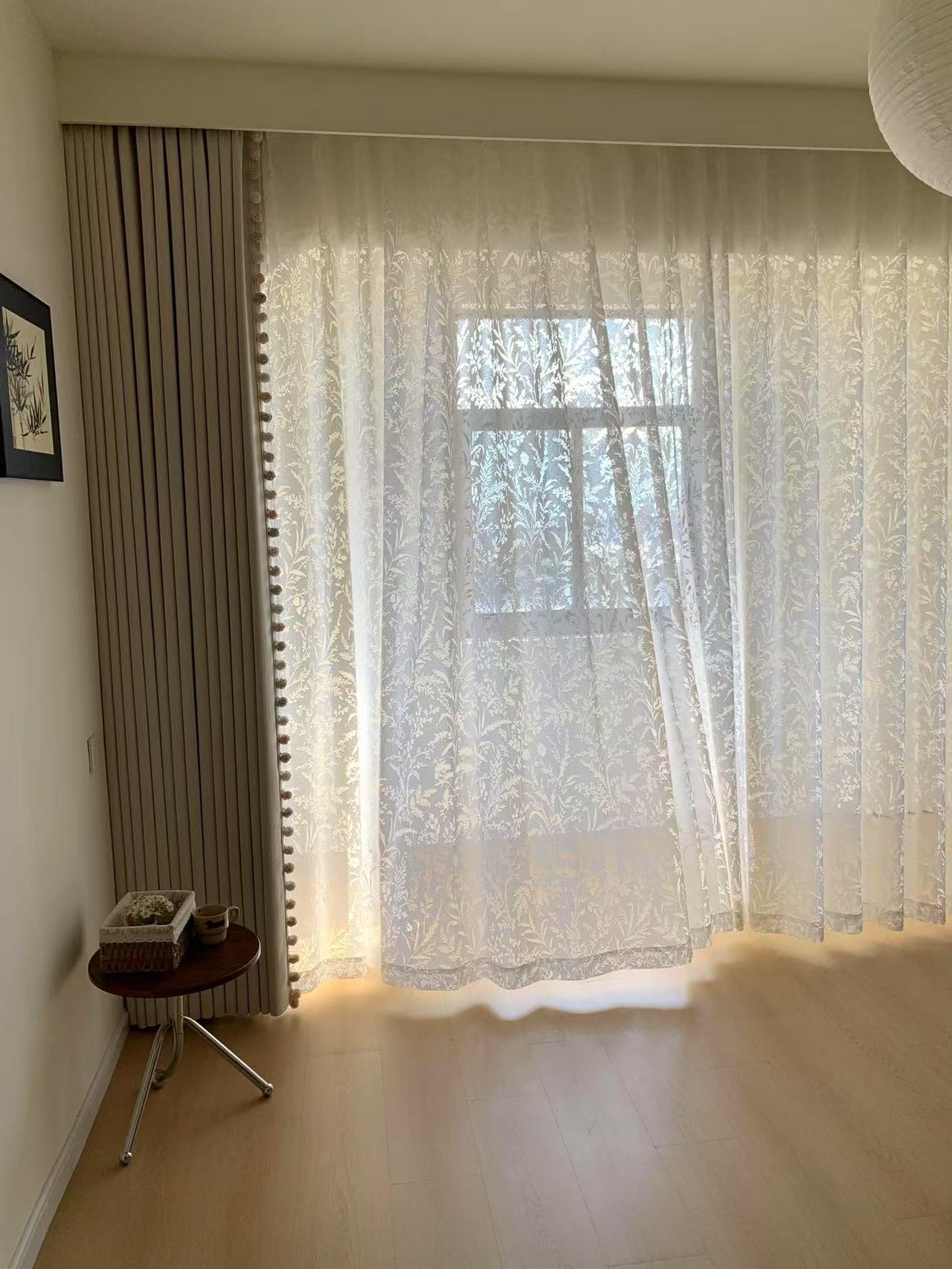 法式奶油风格窗帘 法式奶油风格窗帘