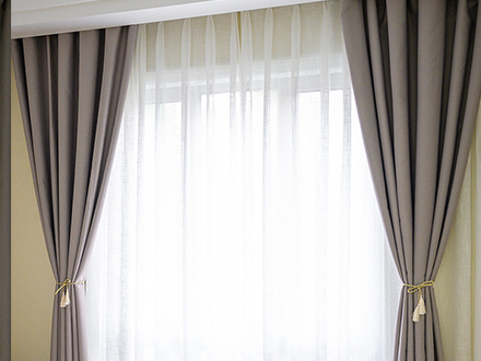 加内衬的窗帘的制作方法(图2)