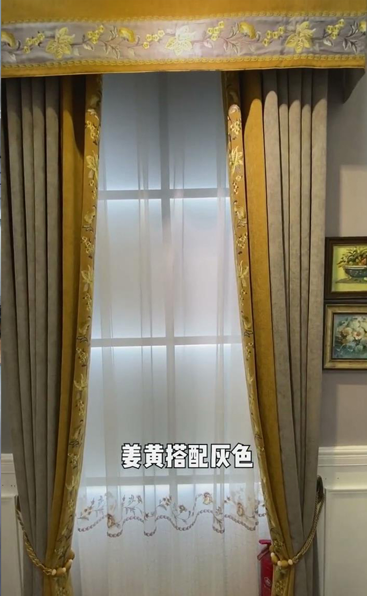 新中式风格窗帘这样搭(图4)