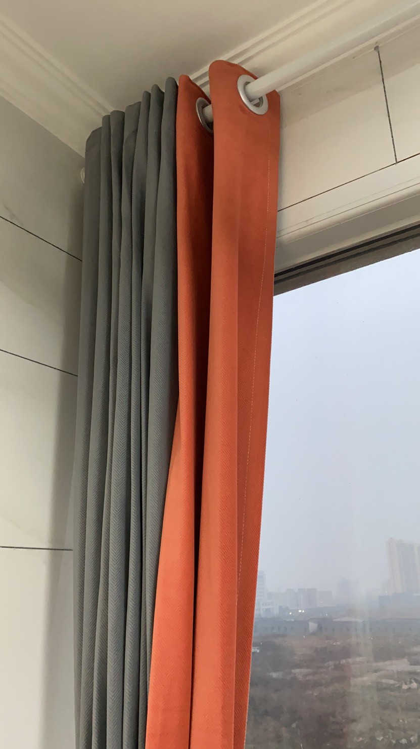 绒感的面料定制安装_海口富娜窗帘(图2)