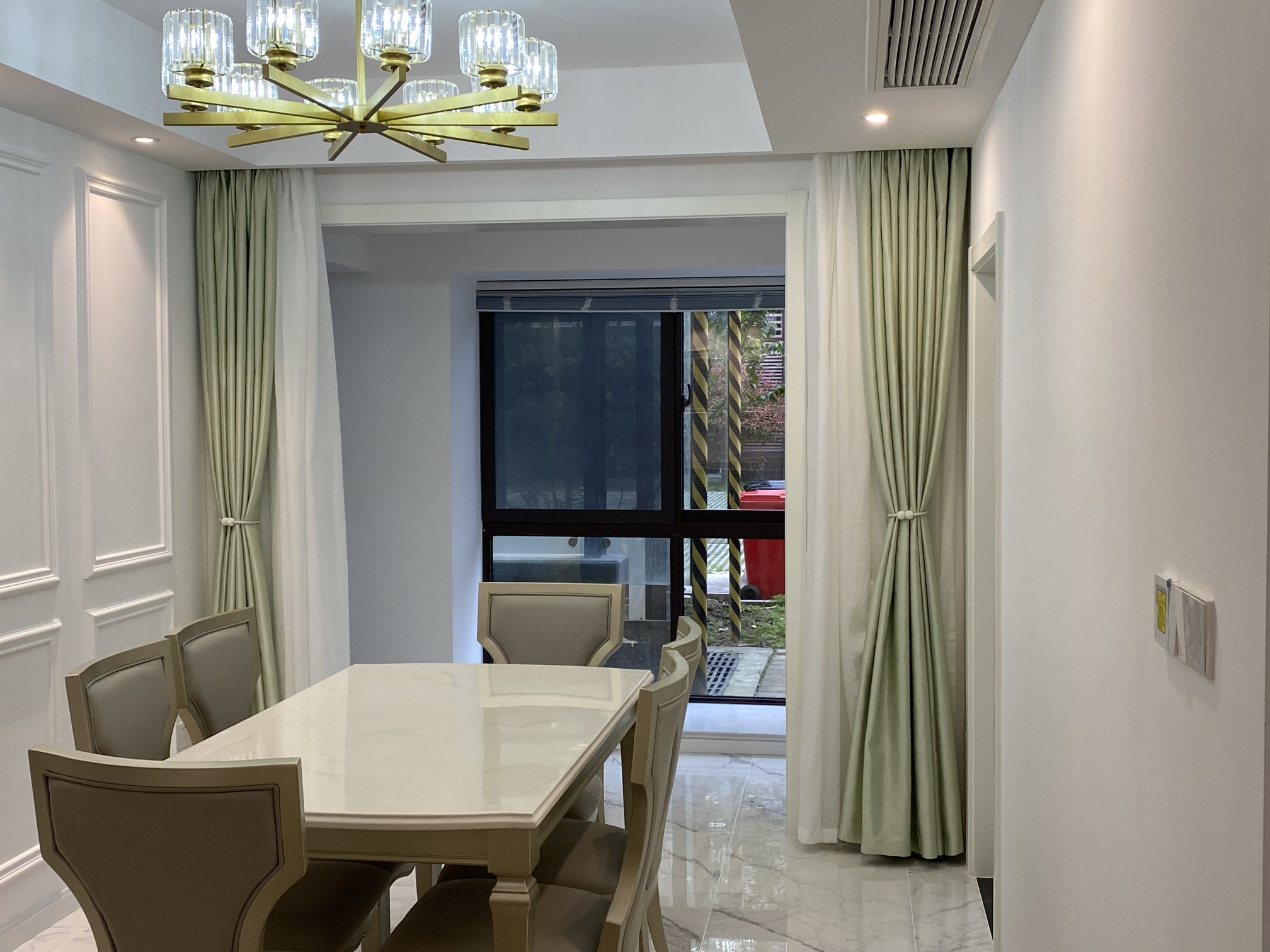 高精密窗帘北欧简约风格电动窗帘(图3)